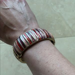 Red, pink, purple bracelet